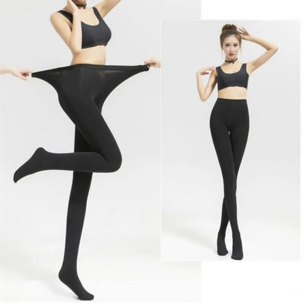 4225db3edda4359b Socks & Hosiery 150 KG Women Tights Plus Size 120D Autumn Warm Winter Fleece Pantyhose High Waist Female Stretchy Slim Thick TightsSocks