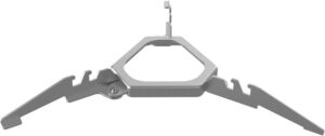 Fire-Maple Titanium Gas Canister Stand Foldable Fuel Gas Tank Bracket Support Lightweight Gas Bottle Tripod Cartridge Holder for Camping Fishing Cycling