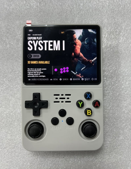 423d117e4ff56116 R36S Retro Handheld Game Console Linux System 3.5 Inch IPS Screen R35s Pro Portable Pocket Video Player 64GB Games