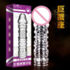 424fe6dfbc8b0e79 Spike Penis Sleeve Reusable Condoms Sex Toys for Men Delay Ejaculation Penis Sleeve Contraception Cock Ring Extender 남성전용기구