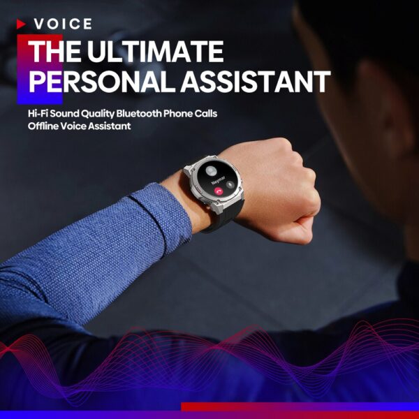 Zeblaze VIBE 7 PRO Voice Calling Smart 1.43 Inch AMOLED Display Hi Fi Phone Calls Military Grade Toughness Watch