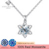 Stylever Snowflake Moissanite Diamond Pendant for Women Gift Sterling Sier Necklace Sparkling Wedding Fine Jewelry