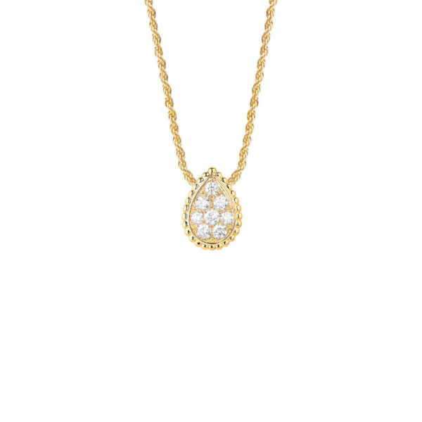 427cb0954a3e92c4 new bead edge full diamond drop necklace suitable for BL holiday gifts