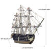 4281fa3b95b7f498 Piececool 3D Metal Puzzles HMS Victory Ship Jigsaw Set Assembly Model Kits Adult Brain Teaser DIY Boat for Collection