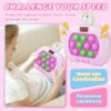 999 Level Electronic Pop Quick Push Game Console Suitable for Adults and Childrens Toys Anti Stress Sensory Bubble Fidget Gifts