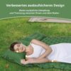 428e10b6110bc87c ZealWe Isomatte Camping Selbstaufblasend 2 Persone Ultraleicht Schlafmatte, Kleines Packmaß mit Fußpresse Pumpe & Kissen, Camping Matratze für Outdoor, Wandern, Zelt