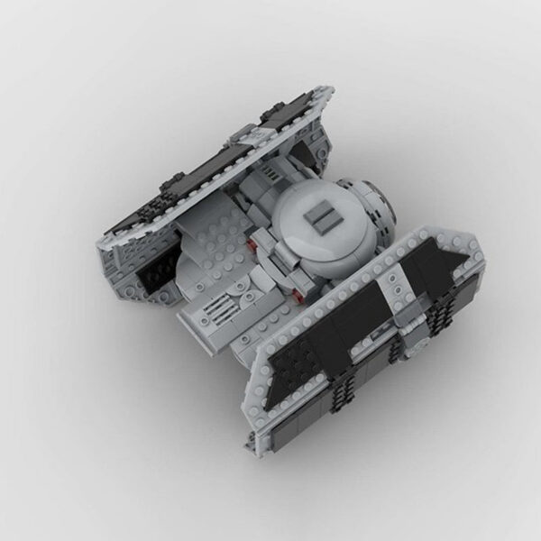 4299665ab5038d97 NEW 453Pcs MOC Spaceship TIE/ad Advanced x1 Vader's Fighters Building Blocks Modified from Tie Bomber Bricks Model DIY Toys Gift