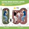 429da392c009ee7c KingCamp Sleeping Bag for Adults, Cold Weather & Warm Extra Wide Big & Tall XL Portable Waterproof Flannel Sleeping Bags, Essentials Gear Accessories for Camping Backpacking Hiking Indoor & Outdoor