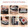 42b22c135dd2e2a1 16-Head Fascia Gun High-Frequency Vibration Body Massage Gun Back and Waist Massager Neck Shoulder Massager Muscle masajeador