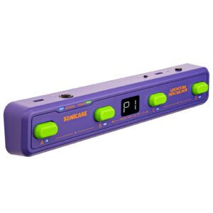 SONICAKE Pocket Control Portable Wireless MIDI Controller 4 Programmable Footswitches, USB Host, Rechargeable Battery Built-in