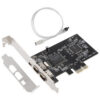 42e06875170819d5 PCI-E PCI Express Card, IEEE 1394 Controller Card With Firewire Cable, For Video, Audio Transmission,Etc