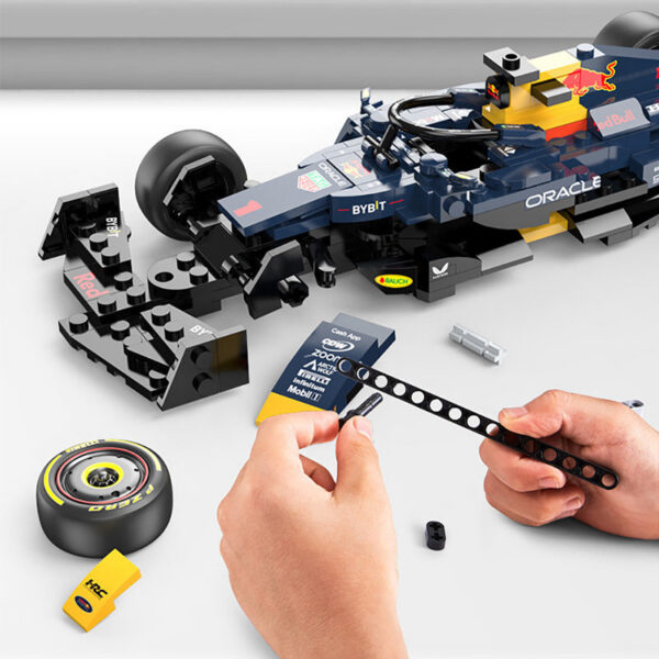 42e842474a0e55c7 Technical F1 Formula Racing Sport Car Model Building Blocks City 1:24 Assembly C42 Speed Vehicle Bricks Toys For Kids Adult Gift