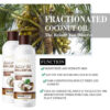 42fe6e4b698e967d 250ml Coconut Sooth Dry Skin Lighten Fine Lines Face Massage Oil Nourishes Hair Removes Frizz Hair Care Oil Firming Body Oil