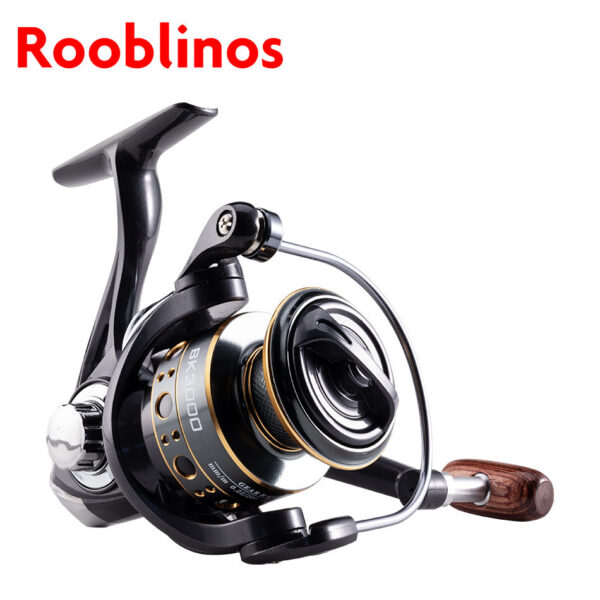 Roobos BK Spinning Reels For Saltwater Freshwater Metal Spool Left/Right Interchangeable Trout Carp Fishing Tackle