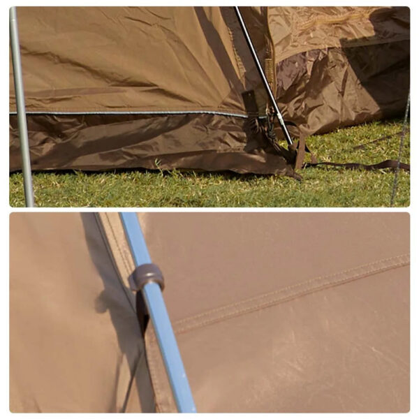 43472a305ab6bce3 MOBI GARDEN Camping Tunnel Tent Outdoor Living Tent Windproof Rainproof Portable