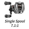 SOLOKING ACURA HICC50 136g Ultralight Baitcasting Reel BFS Fishing Reel 7.1/8.1 Gear Ratio Saltwater 10+1BB 4KG Power Baitcaster