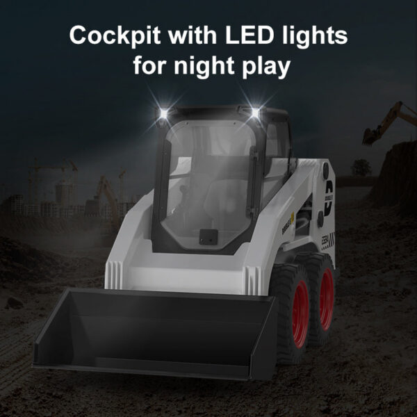 436421ee769e30f7 Double E E594 1/14 Remote Control Slip Loader RC Truck Engineering Vehicle Skid Steer pit Excavators Toys for Boys