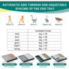 9-15 eggs incubator for Chicken Goose Bird Quail Automatic Equipment Hatchery Incubation Tools EU/US/UK Plug