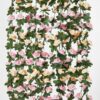 4369a474dd06ca09 PARTY JOY 5pcs 41Ft Flower Garland Fake Rose Vine Artificial Flowers Hanging Rose Ivy Hanging Baskets Wedding Arch Garden Background Decor