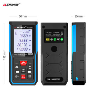 SNDWAY Laser Meter 50m 70m 100m 120m Rangefinder Digital Range Finder Trena Roulette Ruler Distance Measuring Tape