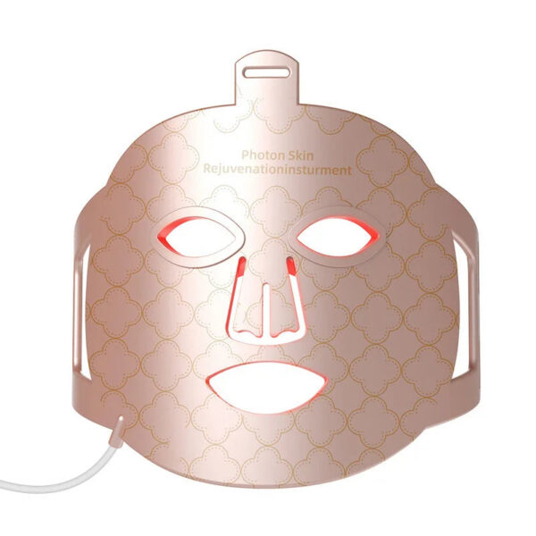 43819dda9f44e934 4 in 1 Red Led Light Therapy Infrared Flexible Soft Mask Silicone 4 Color Led Therapy Anti Aging Advanced Photon Mask IPX7 New