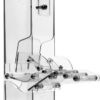 Evursua No Mess Bird Cage Feeders Automatic Parrot Seed Tube Birds Cage Accessories for Parakeet Canary Cockatiel Finch,Free Install,No Fragile