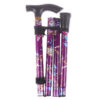 43a0779bae33cc15 Aluminium Alloy Hiking Poles Folding Telescopic Lightweight 4-section Cane T Handle Outdoor Portable Elderly Walking Stick