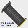 MZX PCIE 4.0 3.0 16X Riser Cable 90/180 Degree Mount Video Graphics Card Extension PCI Flexible GPU Cord ITX Computer Connector