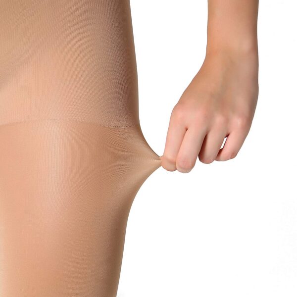 43aa91a4947120d6 MANZI Run Resistant Control Top Panty Hose Opaque Tights