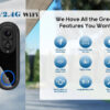 43c8c6c06c273d1e 5G 2.4G WiFi Video Doorbell 1080P Wireless Bell Tuya APP Smart Intercom Camera IP65 Waterproof Ring Bell with 7000mAh Battery