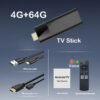 Q12 Mini TV Stick Android 14 ATV Ram 4GB 8GB Rom 64GB 128GB Quad Core Allwinner H313 2.4G&5G Wifi Global Streaming Smart TV Box