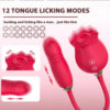 43d99adaa152a799 Rose Toy Dildo Thrusting Vibrator for Women Egg Clitoris Sucker Stimulator Tongue Licking Wiggle Adults Goods Sucking Sex Female
