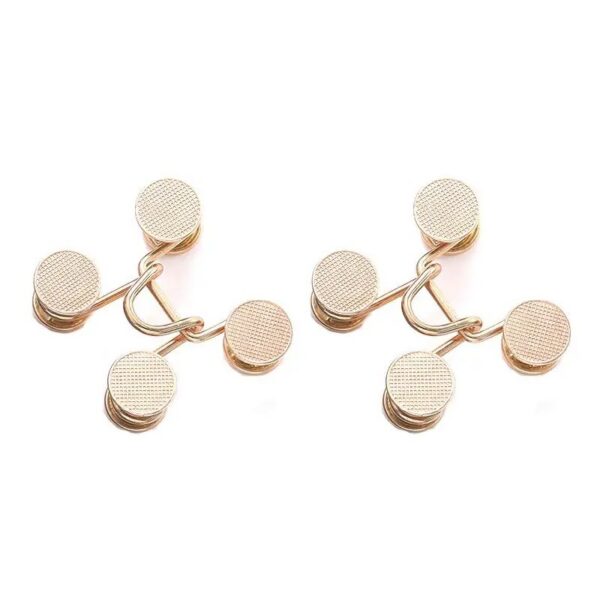 43db55ec83df5147 2pcs Skirt Pants Tighten Brooches Jeans Adjustable Waist Clip Button Pearl Women's Brooch Set DIY Clothing Accessories
