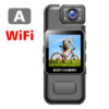 43eab4c519abcc60 1080P HD WiFi Mini Portable Digital Video Recorder Color Screen Wearable Camera Night Vision Police Cam Small Bike Camcorder