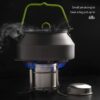 Lixada Spirit Burner,Alcohol Stove Burner Portable Outdoor Mini Spirit Stove for Hiking BBQ Cooking Picnic Camping Survival