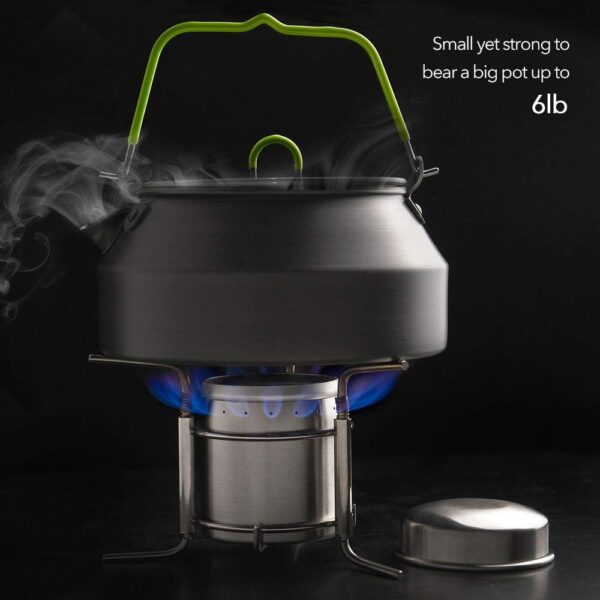 Lixada Spirit Burner,Alcohol Stove Burner Portable Outdoor Mini Spirit Stove for Hiking BBQ Cooking Picnic Camping Survival