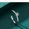 43f6b09238d3f3c5 Modian 925 Sterling Silver 10 Hearts Clear CZ Simulated Diamond Simple Wedding Bands Ring For Women Statement Engagement Jewelry