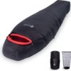 QEZER Winter Sleeping Bag for Adults,Lightweight Down Sleeping Bag [1260g/1560g ] 0°C bis -20°C for 4 Season Backpacking,Hiking,Camping and Mountaineering Outdoor with 660 FP Duck Down