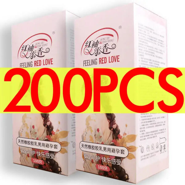 Ultra-Thin Condoms - Pack of 100 Pcs, Enhance Pleasure, Ensure Safe Contraception