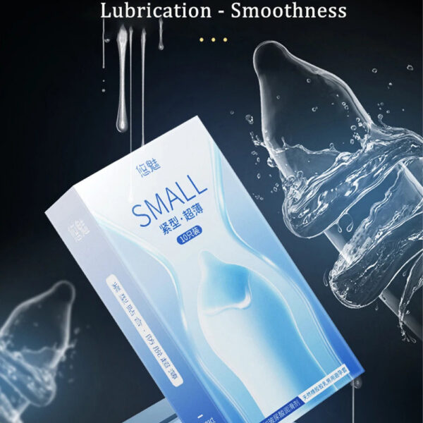 10pcs Ultra Thin Latex Smooth Condom 49mm Small Size For Men Sex Products Tight Durable Condoms Sex Toys For Couples Men Women