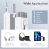 8 in 1 Computer Kit Camera Tablet Microfiber Screen Cleaner Tools Earphone Cleaning Brush Keycap Puller Card Taking