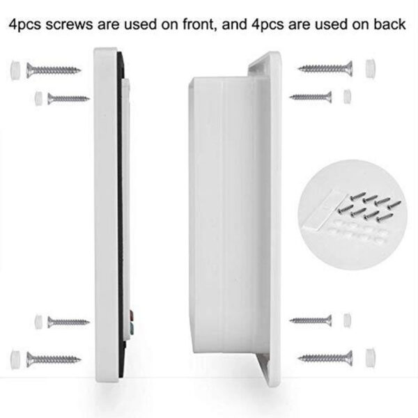 440d1e0a9250523c Smart 4 Way Locking Security Lock ABS Plastic Dog Cat Flap Door Controllable Switch Direction Doors Small Pet Supplies