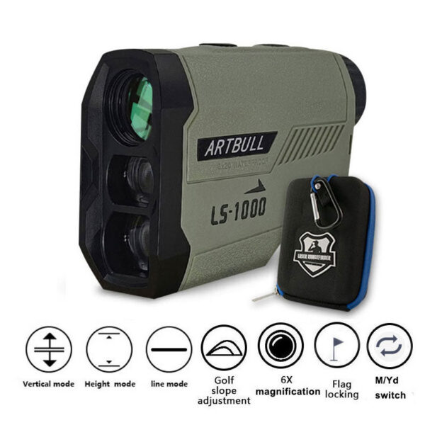 4438c708558e17c7 ARTBULL Golf Laser Rangefinder 1000M 650M Telescope with Flag-Lock Slope Pin Distance Meter for Hunting Monocular