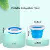 444fad6e70c5c97d 3L Collapsible Portable Folding Water Car Washing Fishing Household Plastic Travel Outdoor Camping Bucket