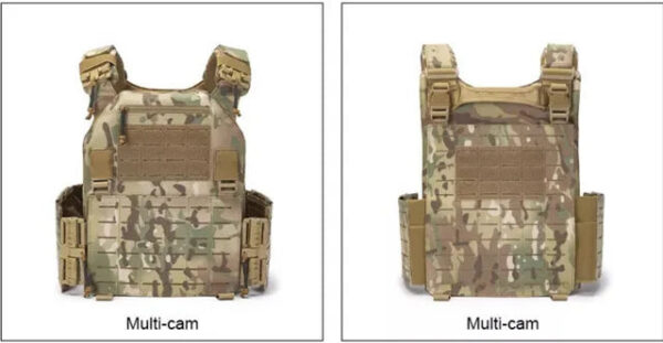 New combat vest 6094 quick detachable light laser cut tactical vest black gear to carry Protective plate