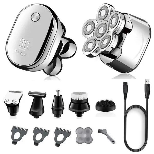 4470f468e3568699 Multi grooming kit digital display shaver hair trimmer beard electric razor wet dry men facial&body shaving hine