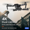 44738d49c6f4e0d3 Professional Drone E88 4k wide-angle HD camera WiFi fpv height Hold Foldable RC quadrotor helicopter Camera-free children's toys
