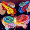 447ae4ab4f609640 Luminous Rotating Gyro Gun Parents and Children Outdoor Battles Boys Light Toys