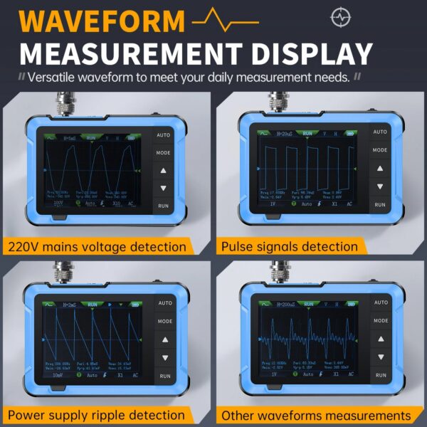 447c35db48f873a4 FNIRSI New DSO510 DSO152 DSO153 Mini Handheld Digital 2 IN 1 Oscilloscope Portable 48MS/s 10MHz Bandwidth Electronic Repair Tool