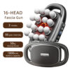 4488c2a55296b30b 16-Head Fascia Gun High-Frequency Vibration Body Massage Gun Back and Waist Massager Neck Shoulder Massager Muscle masajeador